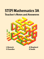 ST(P) Mathematics 3A Teacher’s Notes And Answers | STP Maths Teacher Guide