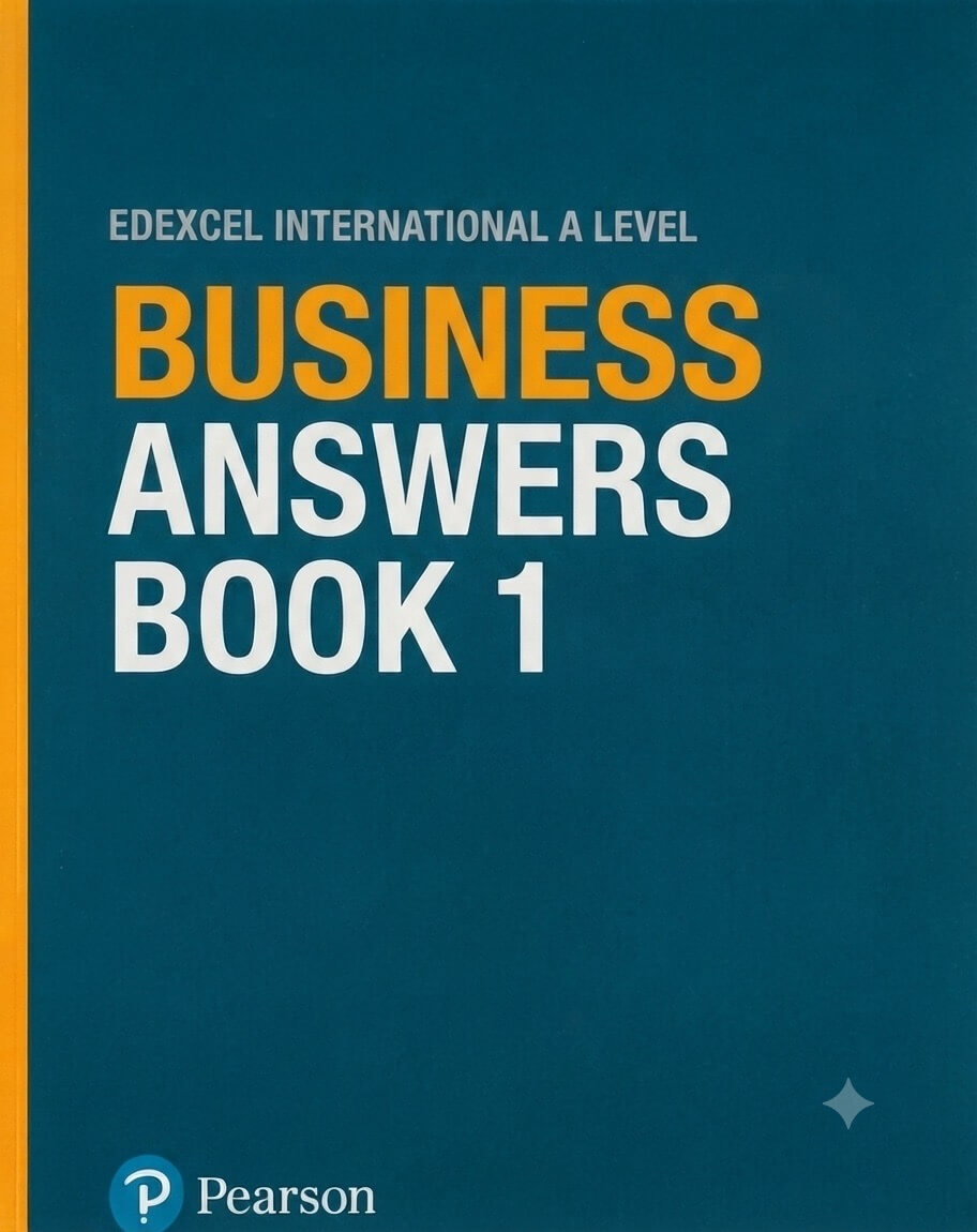 IAL Business Student Book 1 - Answers