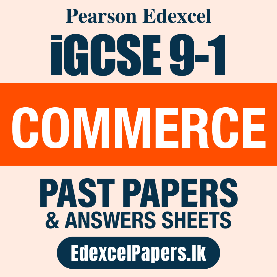 COMMERCE | Pearson Edexcel iGCSE OL Past Papers