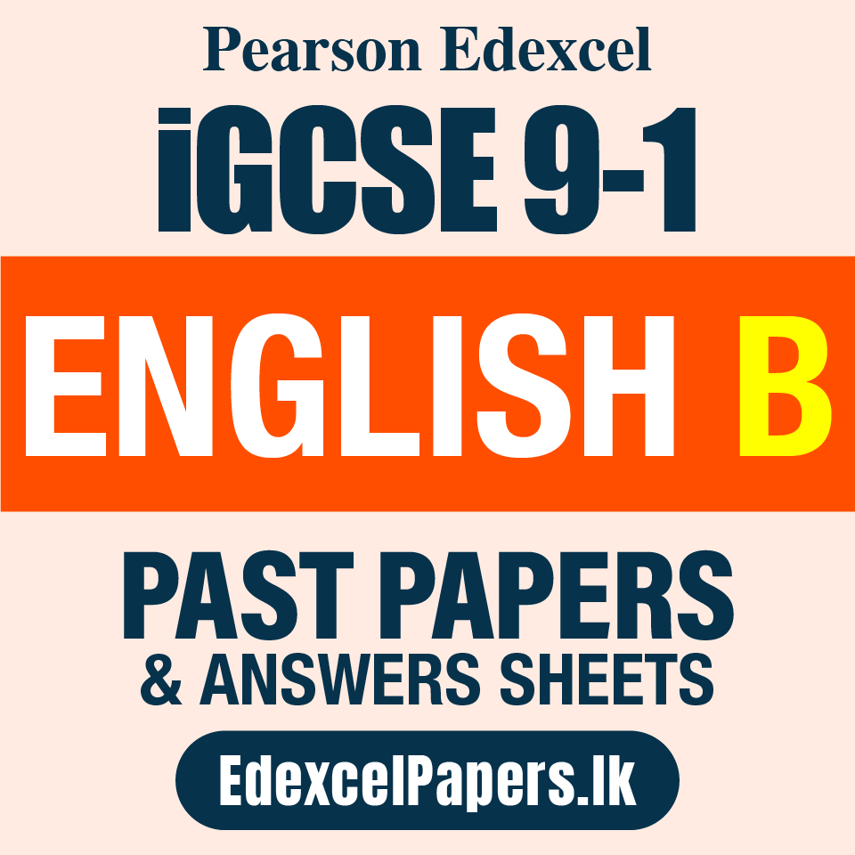 ENGLISH LANGUAGE B | Pearson Edexcel iGCSE OL Past Papers